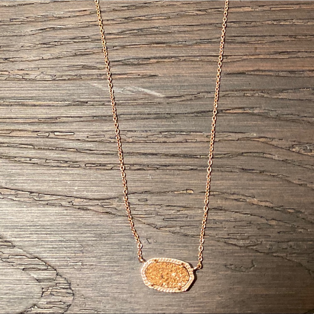 Gold Kendra Scott Necklace - Picture 2 of 3